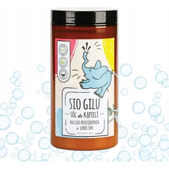 Sůl do koupele Słomiana Pracownia Sio Gilu 560 g pro děti, přírodní
