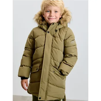 Sinsay - Zateplená bunda s kapucí - khaki - 444FC-87X - 444FC-87X-140