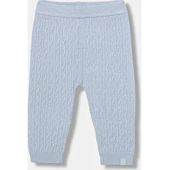 Kojenecké kalhoty s vlnou United Colors of Benetton 106WAF008.W.seasonal modrá 50X, vel. 74