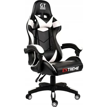 Herní židle Herní křeslo Extreme Bílo-černé (velmi pohodlné, měkké a komfortní)