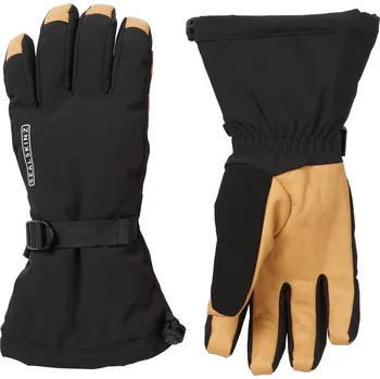 Rukavice Lyžařské rukavice SealSkinz Fransham Velikost rukavic: L / Barva: černá/hnědá