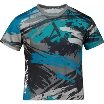 Chlapecké tričko Dětské funkční triko premium ALTISPORT VOJ/ALK014TR01 ČERNÁ/PETROLEJOVÁ 122