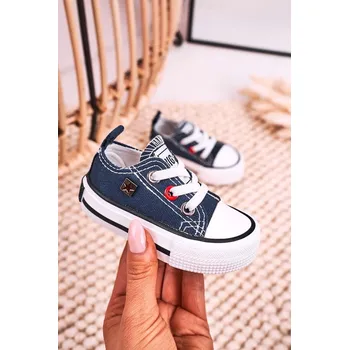 Sada pánského spodního prádla Dětské klasické tenisky Big Star - tmavě modré Velikost: 20