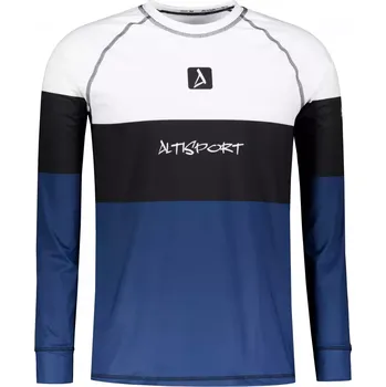 Pánské funkční termo triko s dlouhým rukávem premium ALTISPORT VOJ/ALM051TER01 BÍLOMODRÁ XXXL