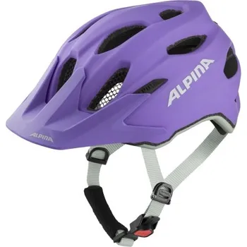 Cyklistická přilba dětská helma ALPINA Carapax jr. Flash - Purple matt, 51-56