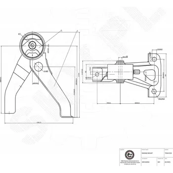 Posilovač řízení ESEN SKV 75SKV225 Uložení motoru (ložisko)