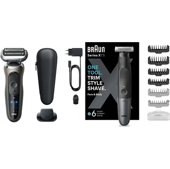 Zastřihovač vousů Braun Series 7 72-C1200s + Braun Series X XT5200