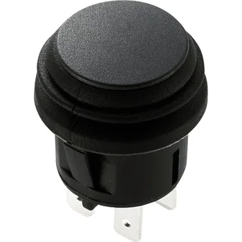 vypínač Tlačítkový R13-527A2 OFF-(ON) černý