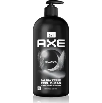 Koupelová kosmetika Axe Black sprchový gel na obličej, tělo a vlasy 900 ml