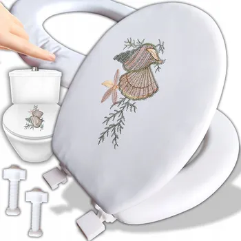 WC sedátko Sedátko na WC RETOO MODERNÍ bílé polyester