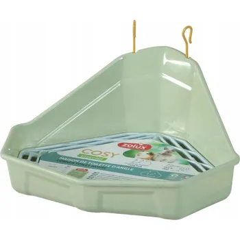 Toaleta pro hlodavce Zolux rohový záchod pro králíky a morčata Cosy, zelený