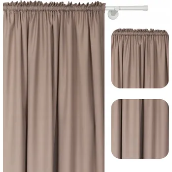 Obraz Závěs polozatemňovací s páskou, tunelem a žabkami, 140 cm x 270 cm