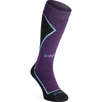 Dámské ponožky Dámské lyžařské Ponožky Bridgedale Ski MW Plus - dark purple 41-43