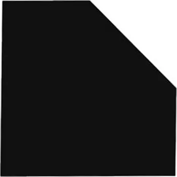 KOVO KRAUS Plech pod kamna rohový RZ500, tl.1,5mm, 1000x1000mm, černý