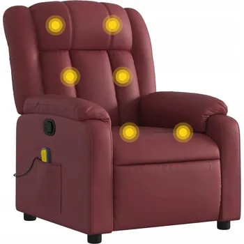 Křeslo Tradiční křeslo Zakito Home, odstíny červené