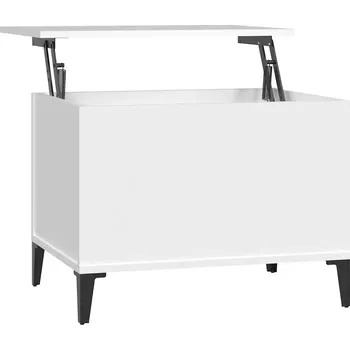 Konferenční stolek Elegantní bílý konferenční stolek 60x44,5x45 cm