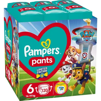Plena PAMPERS Active Baby Pants Paw Patrol vel. 6 (120 ks)