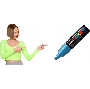 Dekorativní modrý fix UNI 1 ks