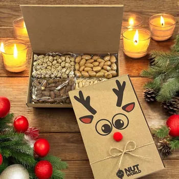 Nutworld.cz Vánoční ořechová krabička SOB - 4x80g