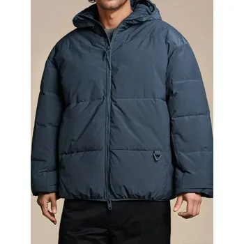 Sinsay - Prošívaná puffer bunda s kapucí - šedá - 6939C-85X - 6939C-85X-XL