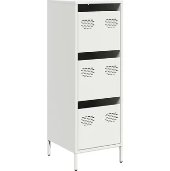 Příborník do zásuvky Bílý Kovový Kredenc 39x35x103,5 cm