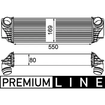 Motor automobilu Chladič turba MAHLE CI 185 000P