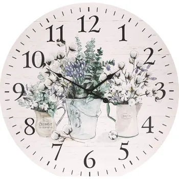 Hodiny Nástěnné hodiny s dekorem