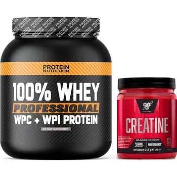 Protein 100% Whey Professional - Protein Nutrition + Kreatin ZDARMA Příchuť: Chocolate + Raspberry Pieces, Balení: 2000 g