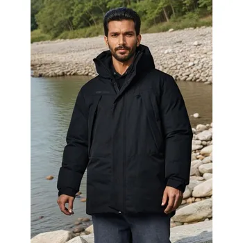 Sinsay - Bunda puffer s&nbsp;kapucí - černá - 289EU-99X - 289EU-99X-2XL