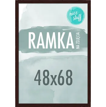 Obraz RÁMEČEK NA FOTOGRAFIE 48x68 RÁMEČKY NA FOTOGRAFII 68x48 TMAVĚ HNĚDÝ WENGE velký