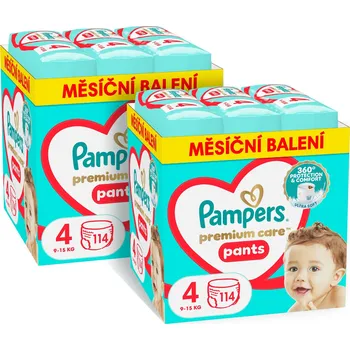 Plena PAMPERS Premium Care Pants vel. 4 (228 ks)