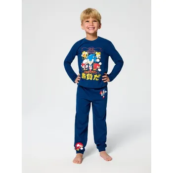 Sinsay - Dvoudílné pyžamo Sonic the Hedgehog - námořnická modrá - 246EV-59X - 246EV-59X-98