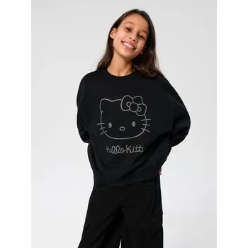 Sinsay - Mikina typu crewneck Hello Kitty - černá - 087GC-99X - 087GC-99X-140