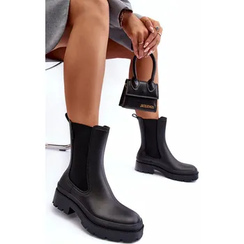 Dámská zimní obuv Matné boty Big Star černé Velikost: 40