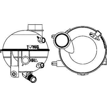 Chladič motoru Vyrovnávací nádoba, chladivo MAHLE CRT 18 000S