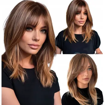 Paruka Paruka polodlouhé syntetické vlasy Althair dámská