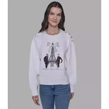 Dámská mikina KARL LAGERFELD dámská mikina EIFFEL TOWER XS