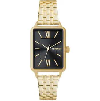 Hodinky MINET Zlato-černé dámské hodinky SIENA MWL5423