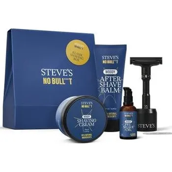 Kosmetická sada Pánská kosmetická sada STEVES No Bull***t Klasik Shaving Box 250 ml