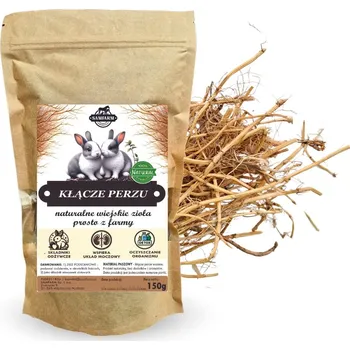 Krmivo pro hlodavce Oddenek pýru pro králíky a hlodavce - 150g SAMFARM bylinky pro králíka