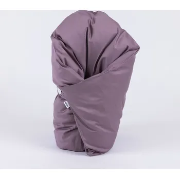 Zavinovačka Tulimese Péřová zavinovačka mauve VELIKOST ZAVINOVAČKY: VELIKOST 80X80 CM, VARIANTY PROVEDENÍ: ZAPÍNÁNÍ NA KNOFLÍKY