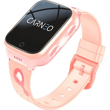 Chytré hodinky CARNEO GuardKid+ 4G/Platinum Pink/Sport Band/Pink