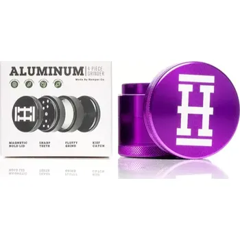 Tato čtyřdílná drtička značky Hemper je lehká, odolná a účinná!