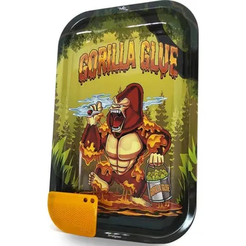 Velký kovový rolovací tác s magnetickou brusnou kartou od firmy Best Buds.