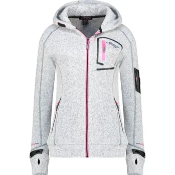 Dámská mikina Dámská sportovní mikina Geographical Norway TELECTRA Barva: Světle šedá, Velikost: XXL