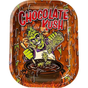 Malý kovový rolovací tác od firmy Best Buds.