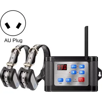 TopTechnology Venkovní bezdrátová elektronická ohrada pro domácí mazlíčky s reflexním obojkem, 1 pro 2 (AU Plug)