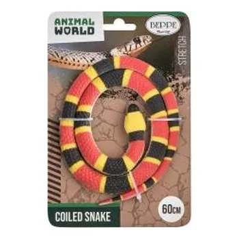 plyšák Wąż gumowy koralowy 60cm