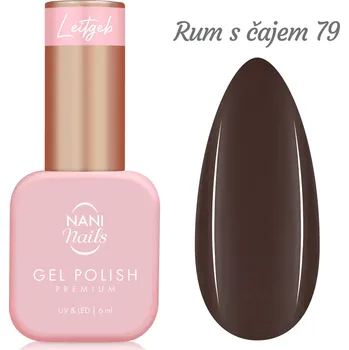 Lak na nehty NANI gel lak Premium 6 ml - Rum s čajem