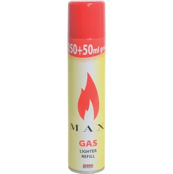 Butanová náplň Max Gas do zapalovačů s nulovou nečistotou.